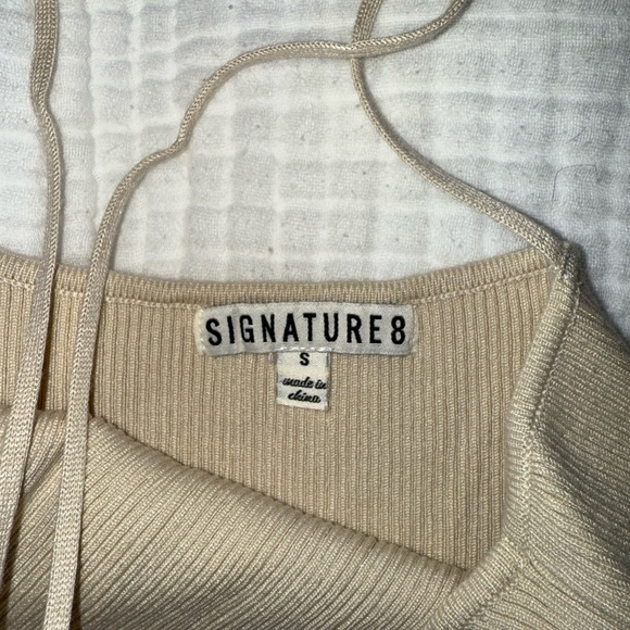 Signature8 Tan Ribbed Camisole - Picture 3 of 3
